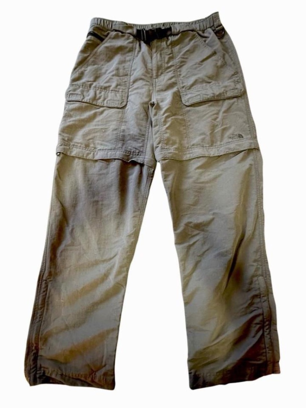 The North Face charcoal convertible cargo hiking pants
